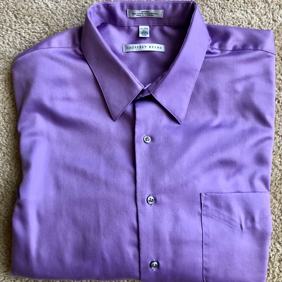 Geoffrey Beene Other - Men’s Lilac Long Sleeve Dress Shirt